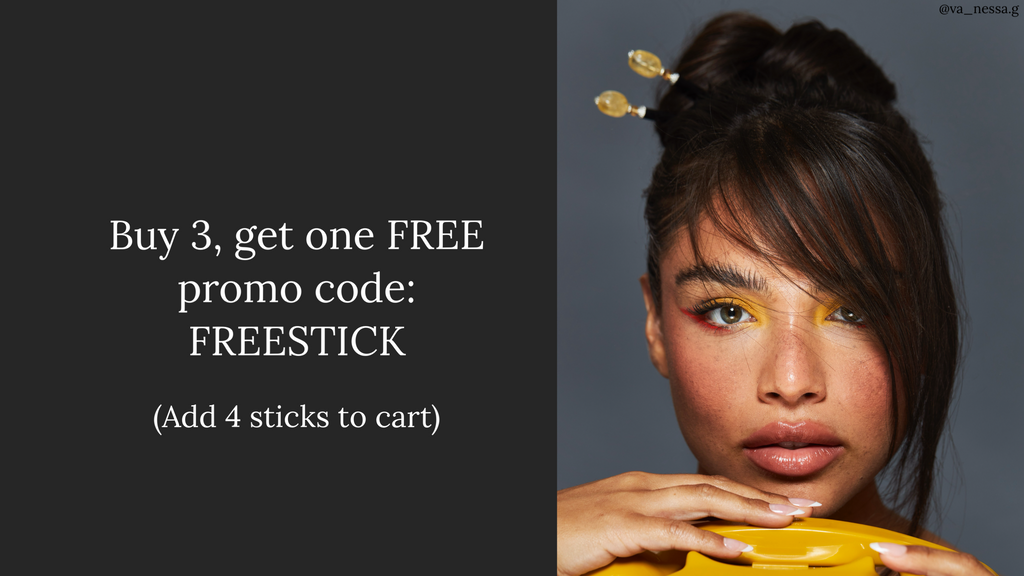 Use Promo Code FREESTICK for buy 3 get one free