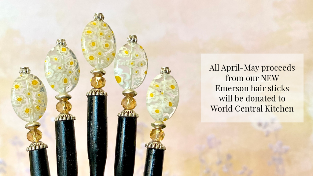 All April-May proceeds from the new Emerson sticks will be donated to World Central Kitchen.