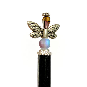 the side view of our dragonfly Aria Hair Stick