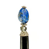 A close up of our Chloe Tidal hair Stick made from Lapis Lazuli Nuggets.