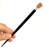 The large size of the Eve Tidal Hair Stick made from pink mother of pearl shell beads.