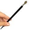 The large size of our Palmer Hair Stick made from black rutile quartz stone.