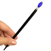The large size of the Stella Tidal Hair Stick made from cobalt blue glass beads.